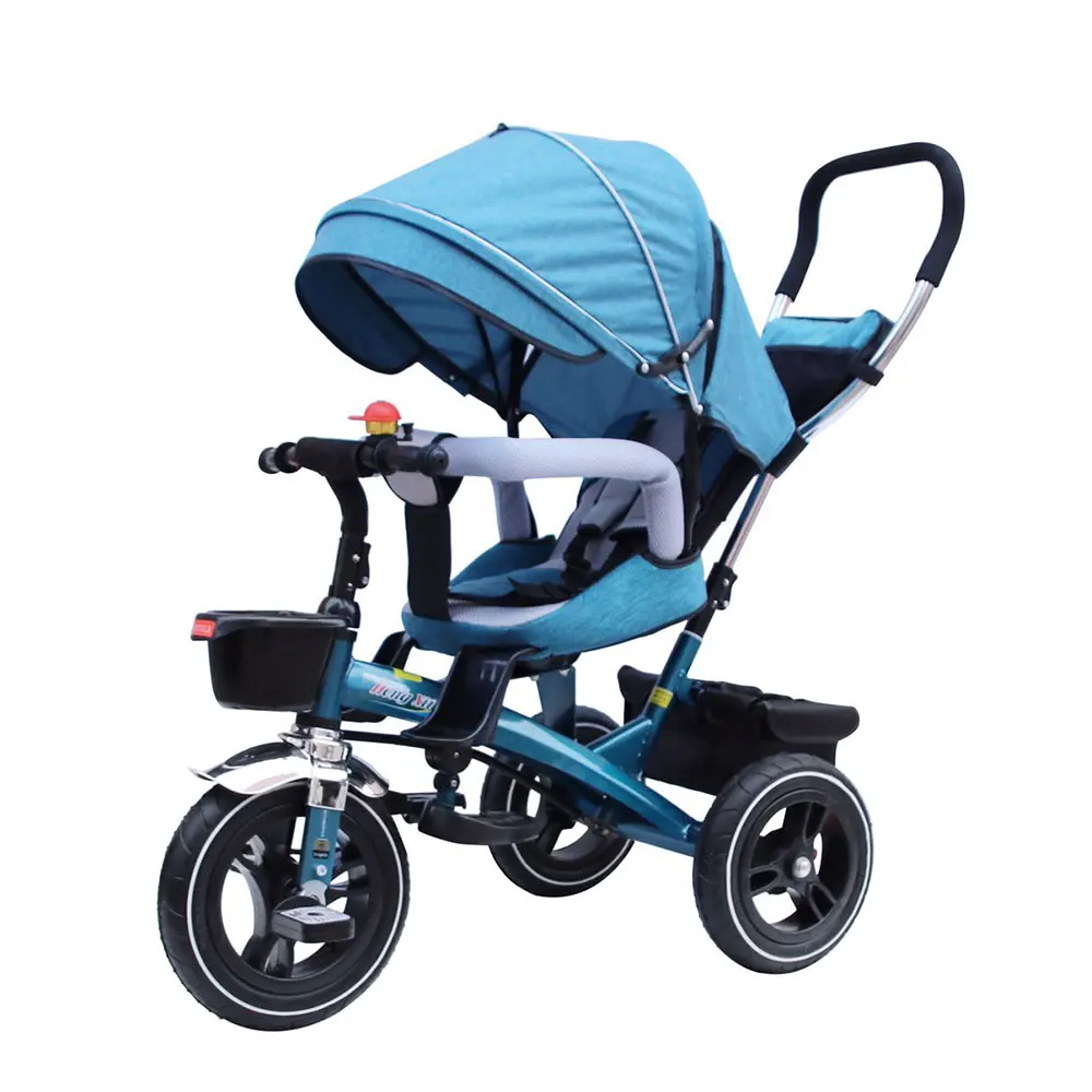 

Hot fashion china factory wholesale baby luxury stroller gray blue color customized