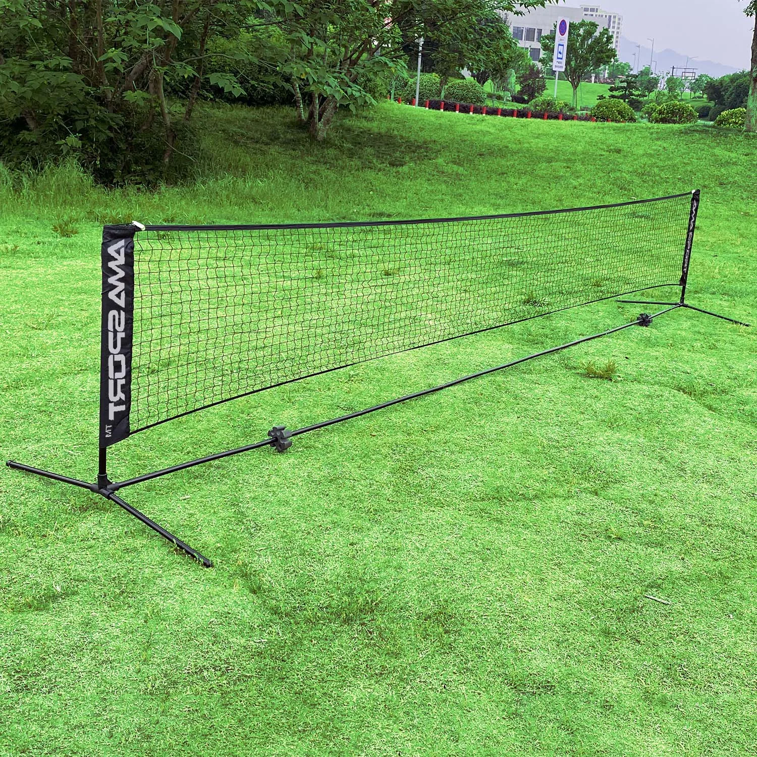 

Best Quality Adjustable Collapsible Badminton Tennis Net Stand Poles, Customized
