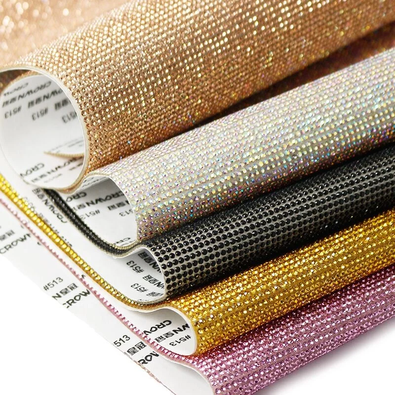 

Yantuo 40*24cm Topaz Bling Self Adhesive Glass Rhinestone Sheets Crystal Mesh Fabric Sticker For Diy Crafts,Decoration,Cups, Over 120 colors can be in stock