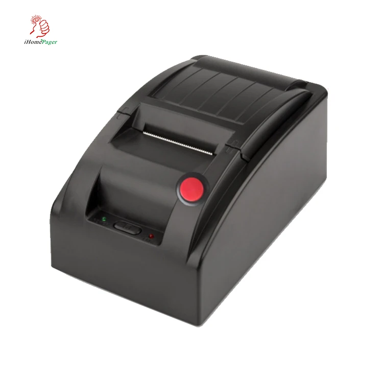 

Support custom take a ticket queue number system hand tearing printer equipment machine, Black