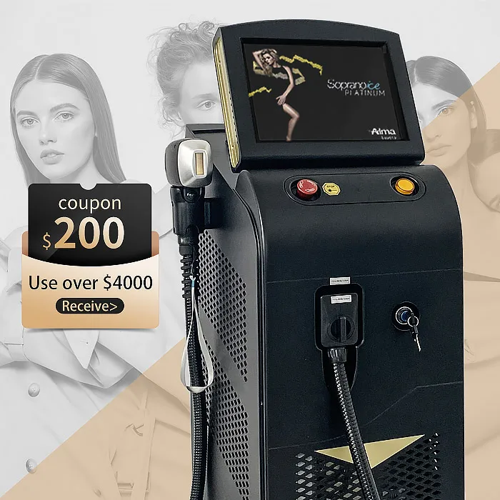 

2022 hair removal machine diode laser hope laser Permanent Diode 808 nm Hair Removing Manufacture