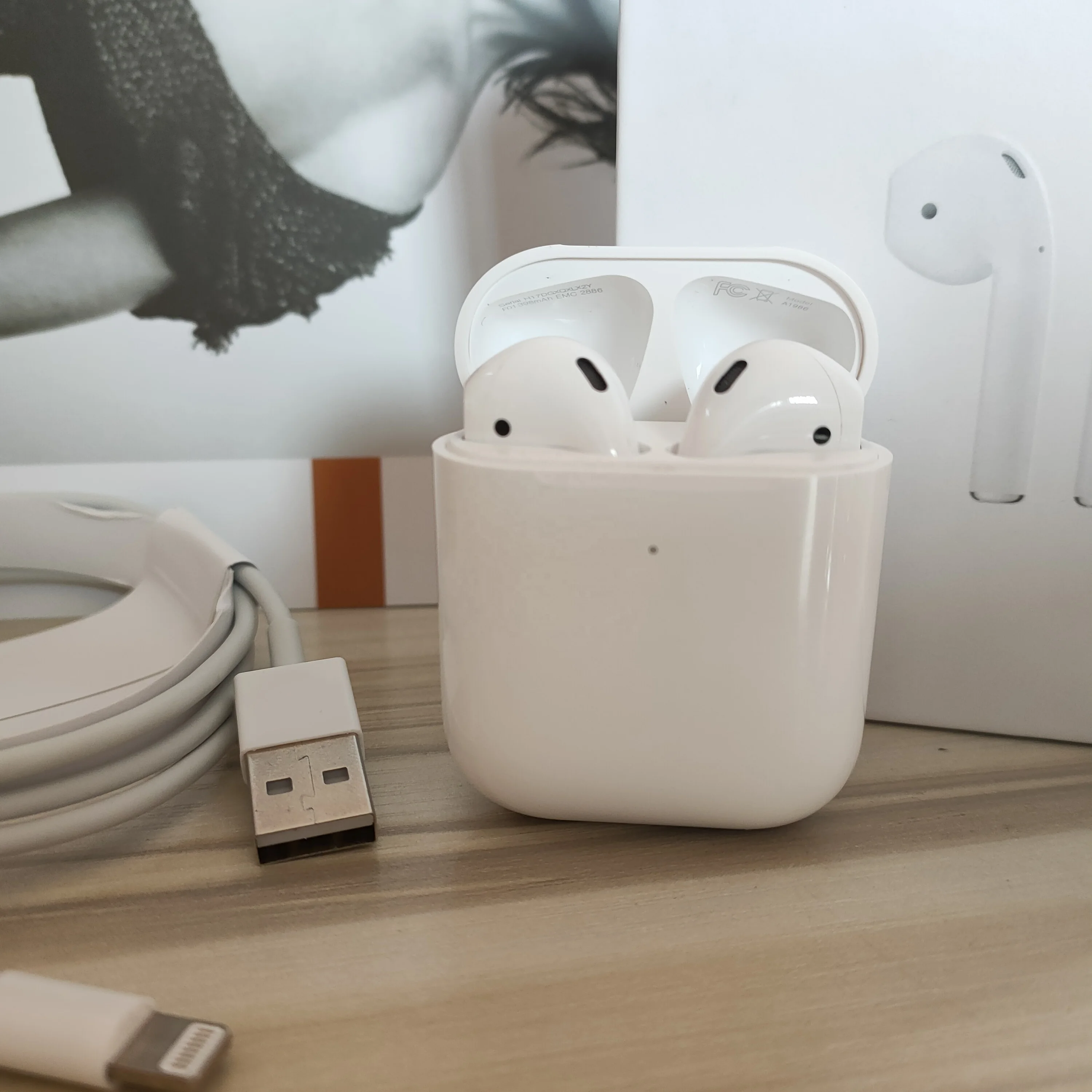 

Best Quality TWS 1:1 apple airpod2 Air 2 pods2 Wireless Earphone Earbuds gen2 air2 for phone