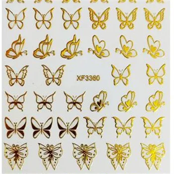 

2021 New Butterfly Nail Stickers Self Adhesive For Nail Art Decorations