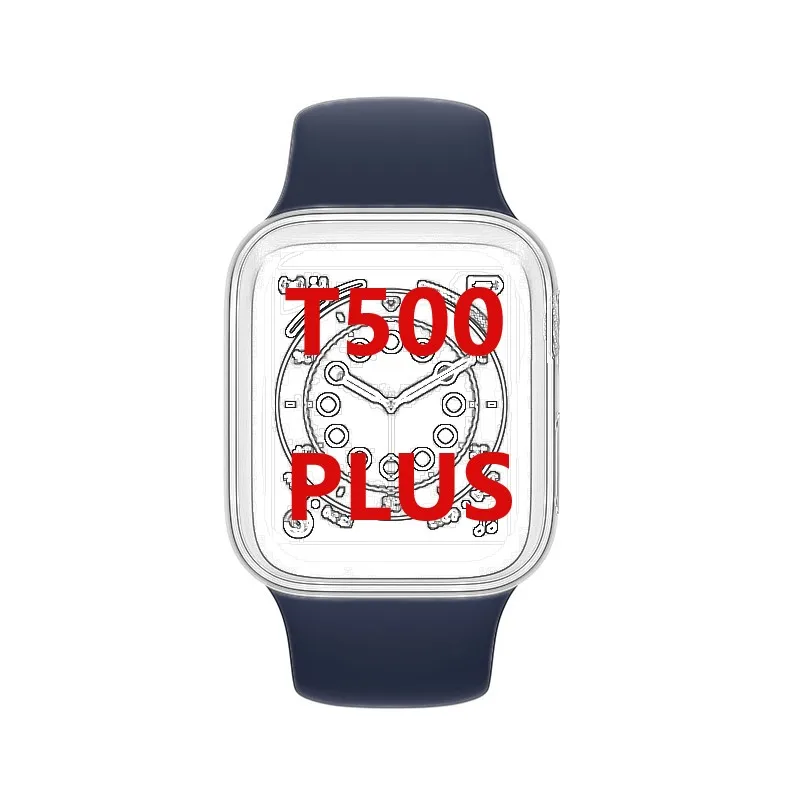 

Hotselling T500 plus smart watch series 5 4 dials upgrade t500 plus smartwatch t500