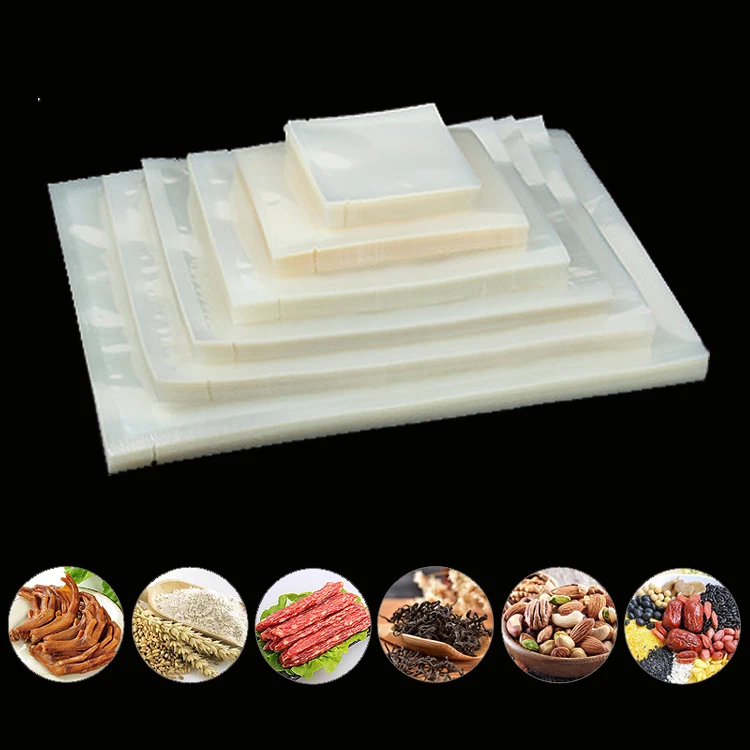 Clear Resealable Vacuum Food Bags For Both Dried And Wet Fresh Food