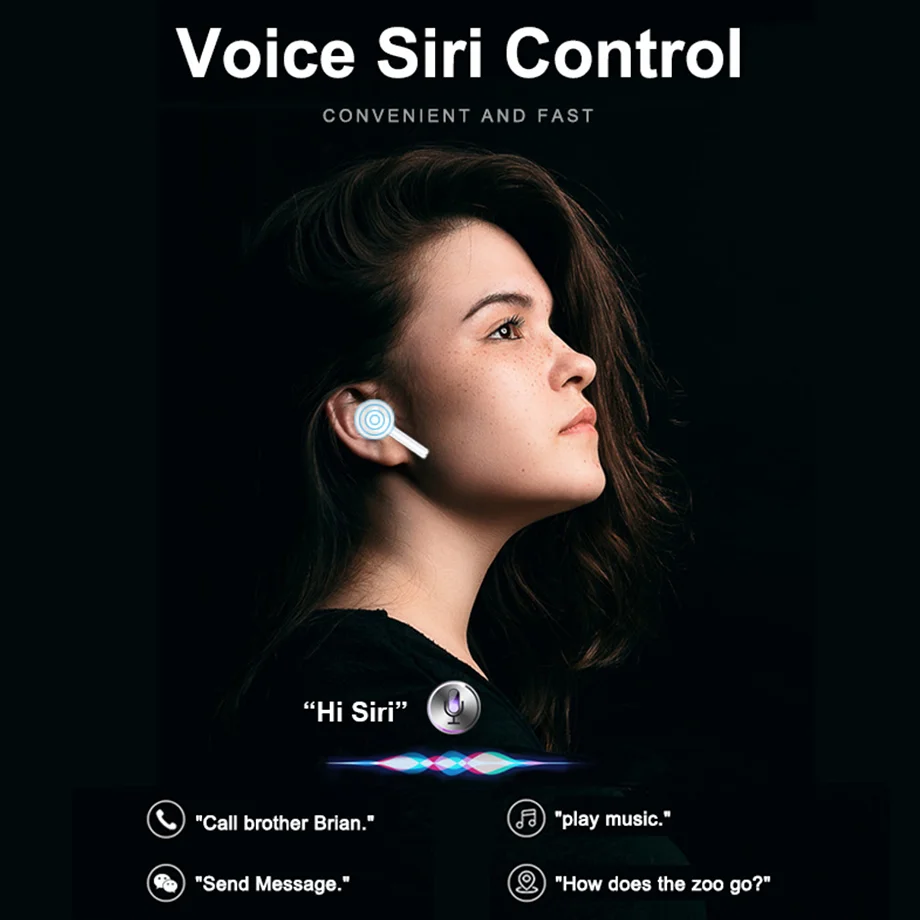 Wireless Headphones I7 Earphone Pop-up Window Real Battery Display Customize Paring Name Find Your Device Wireless Charging Case - ANKUX.COM