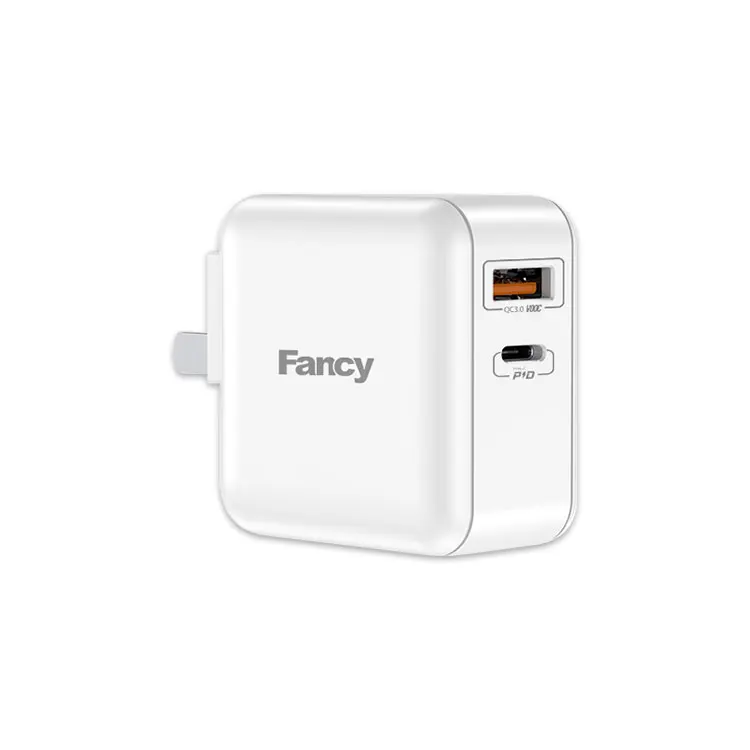 

QC 3.0 + PD High-End Global Travel Charger With UK + EU Plug