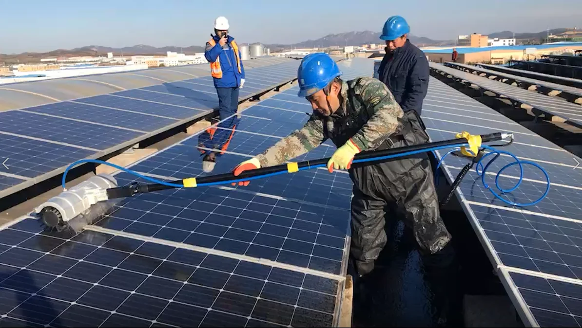 Soeasy Easy Handled Solar Cleaner Rotary Brushes For Solar Panel