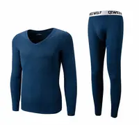 

Men's Ultra Soft CationThermal Underwear Long Johns Set with Fleece Lined