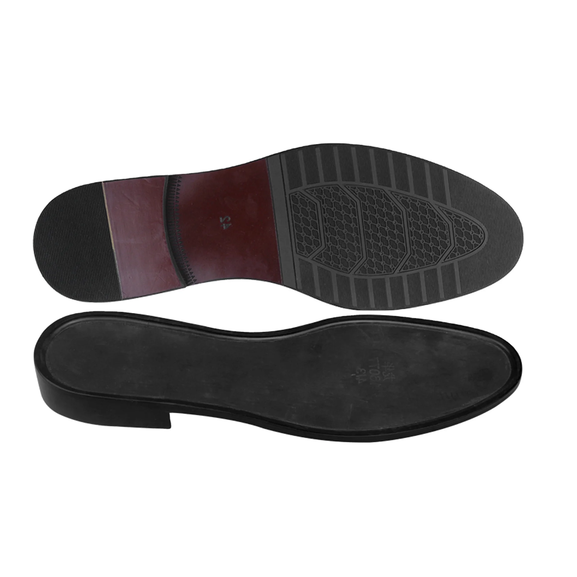 men leather shoes formal shoes rubber 