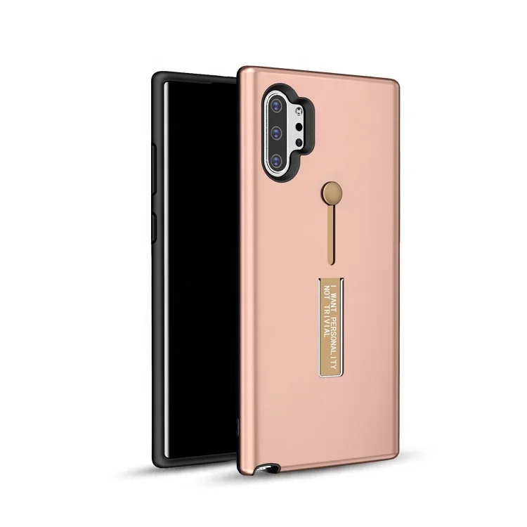 

Magnetic kickstand cover for samsung note 10 plus shocking proof, car holder stand finger ring phone case