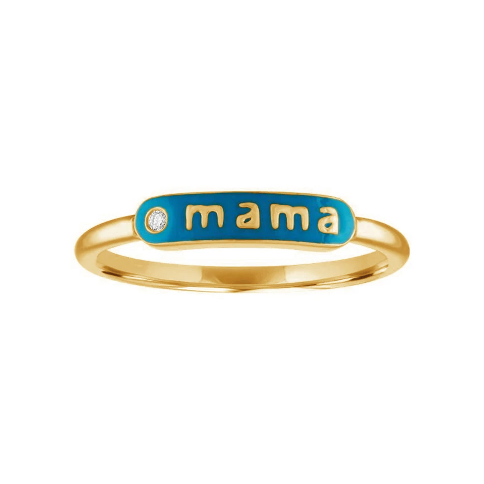 

wholesale jewellery online Mother's Day gift 18k gold plated minimalist ring classic 925 sterling silver heidi mama zircon ring