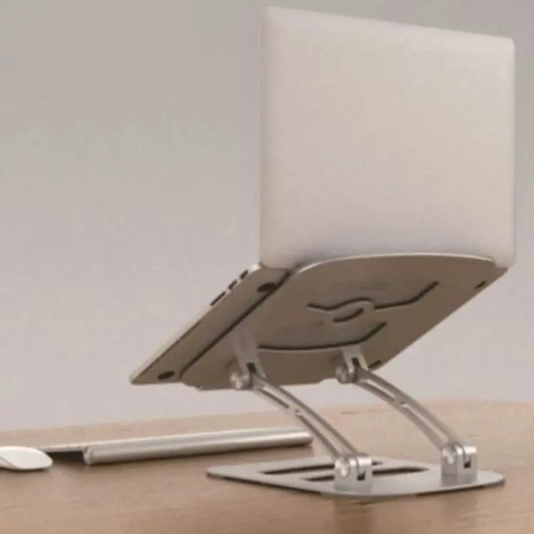 

Laptop stand with base HOPtw laptop desk for bed, Silver