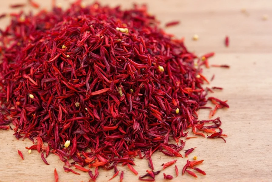Saffron threads steeping in warm water showing color release