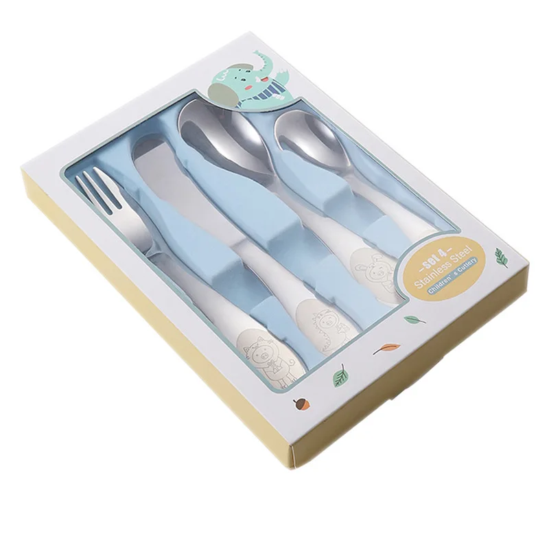 

Good Quality Cutlery For Children Stainless Steel Kids Cutlery Set, Silver