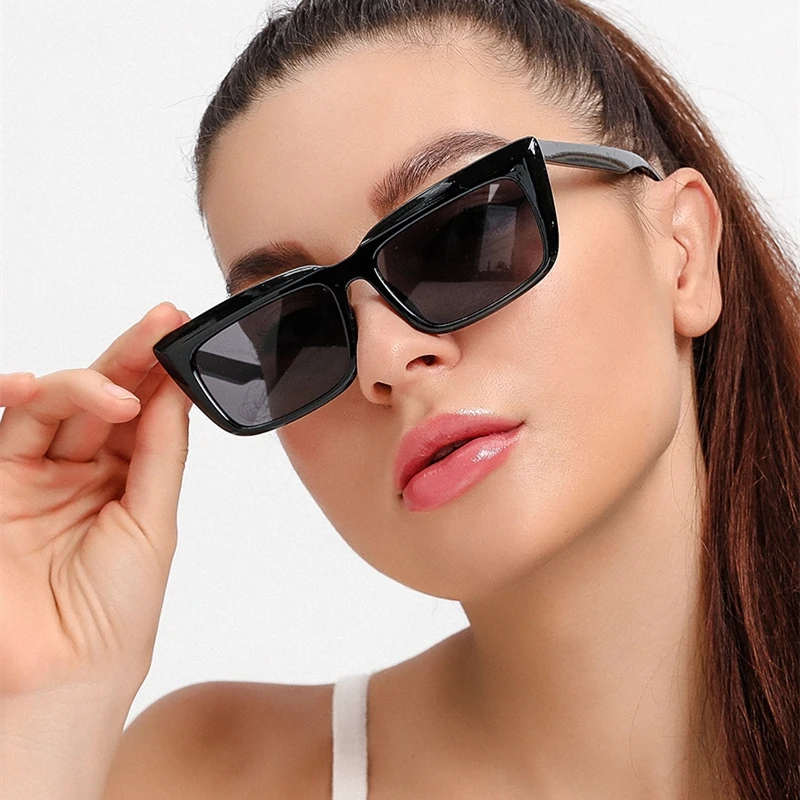 

DLL97066 DL Glasses Oversized Big cat eye vintage sunglasses 2020 fashion shades eyewear for women