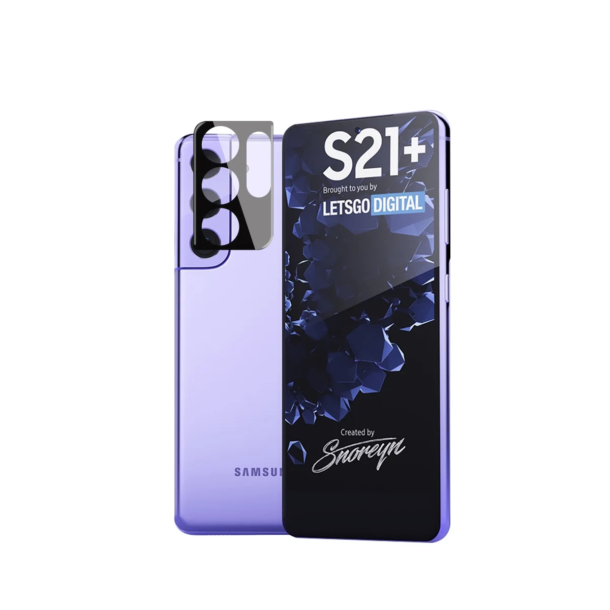 

High Clear Back Camera Lens Tempered Glass Mobile Phone Lens Screen Protector For Samsung S21 S21+ S21 Ultra S30, Transperant
