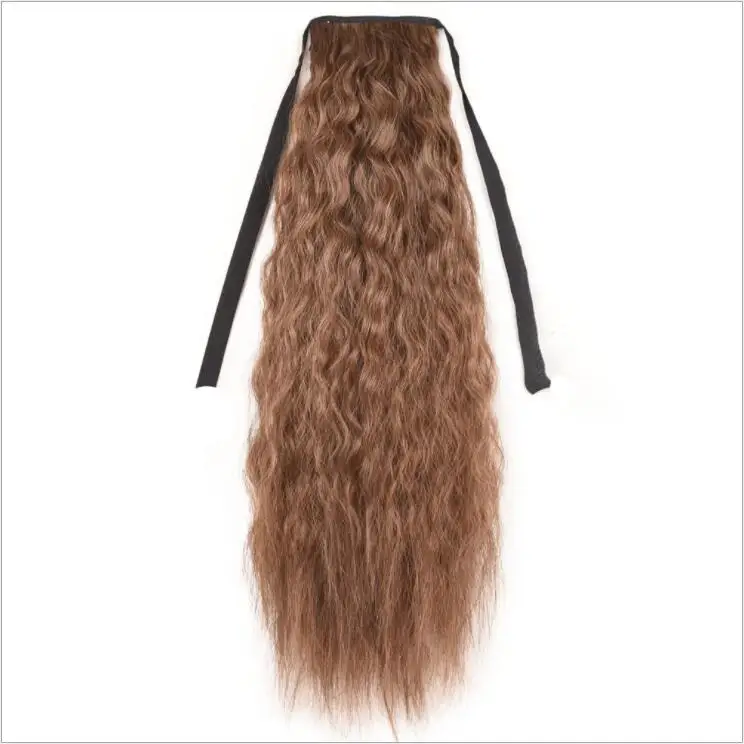 

100% Virgin Human Hair Drawstring Ponytail with Clips, Customized