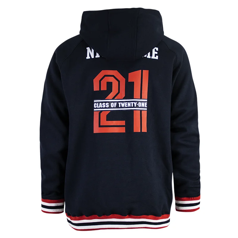 Pull Over Polar Fleece Hoodie Back