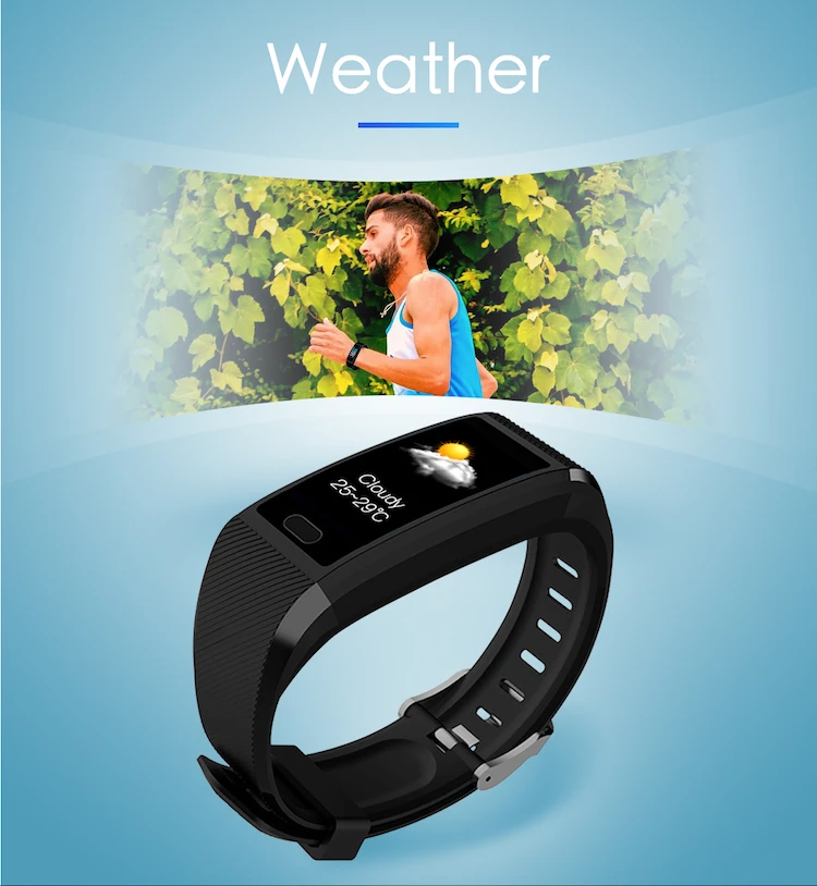 Ce Rohs Smart Band T12 Ip67 Waterproof Heart Rate Blood Pressure