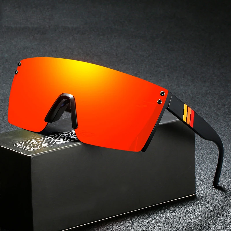 

2022 new design sports eyewear retro cycling glasses gafas uv400 de sol polarizadas hombre TAC men's square sunglasses polarized