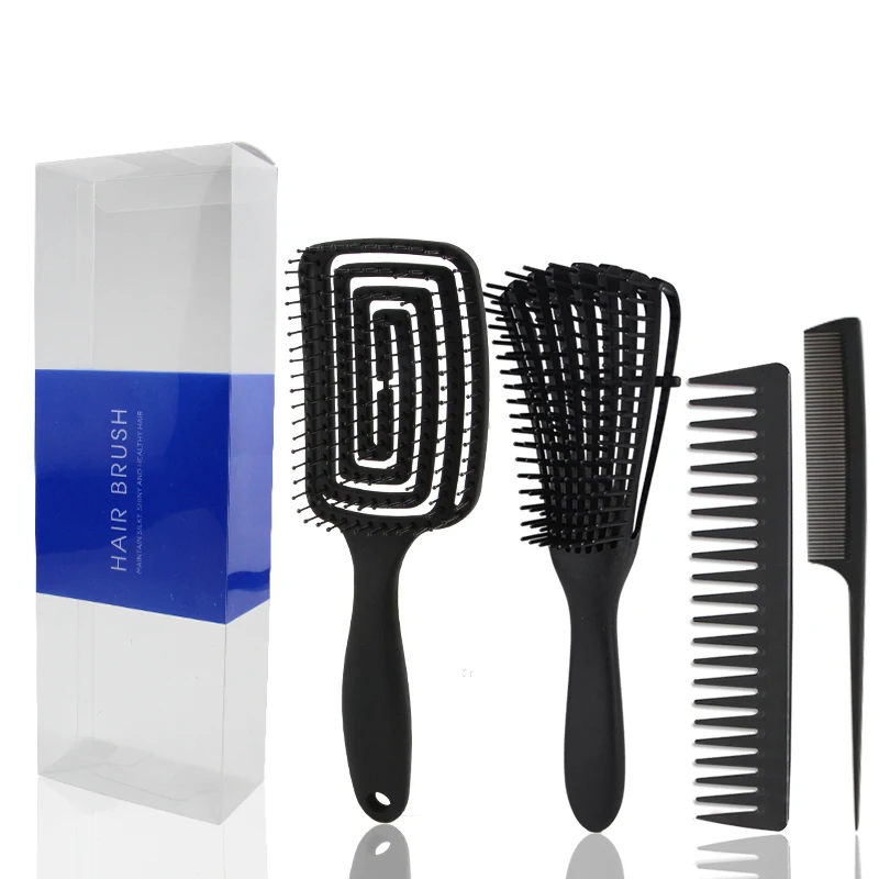 

Amazon hot style green plastic massage essential oil octopus straight hair TT curly hair chop comb