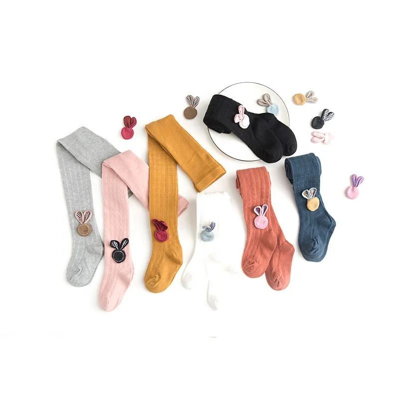 

Spring and summer baby tights white child bunny puppet decoration pantyhose for child, Colorful
