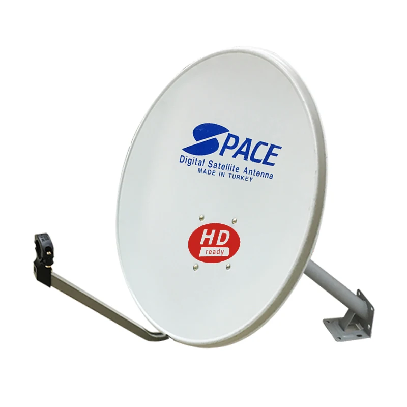 

SPACE K60 2021 factory supply Universal Africa, Middle East, Europe /90cm satellite dish New HDTV Antenna, Grey