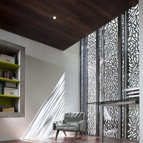 

Custom Outdoor Metal Privacy Screen Laser Cut Decor Board, Customized color