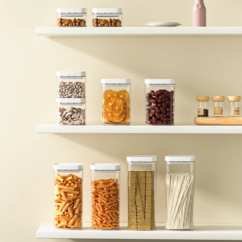 

home & kitchen pantry cereal snack storage box airtight food storage containers with lids for food