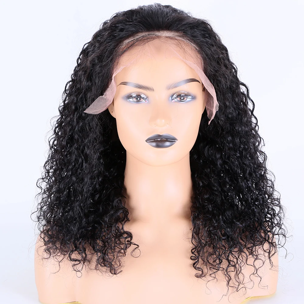 

Premier 12-24 Inch Pre Plucked Hairline 13x4 Water Wave Brazilian Human Hair Lace Front Wig For Black Women