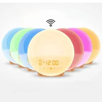 

Lovely Rgb Sleep Ring Alarm Clock Wake Up Sunrise Light