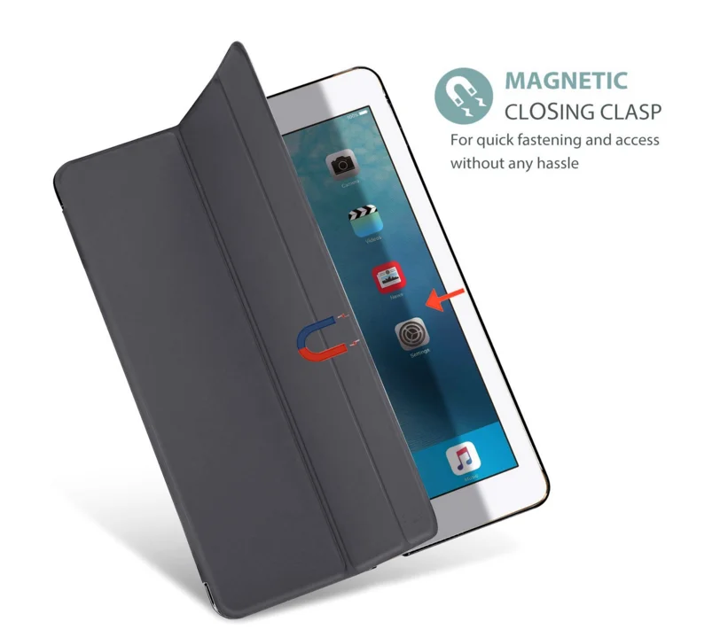 

OEM PU Leather Tablet Back Cover Case for iPad 9.7