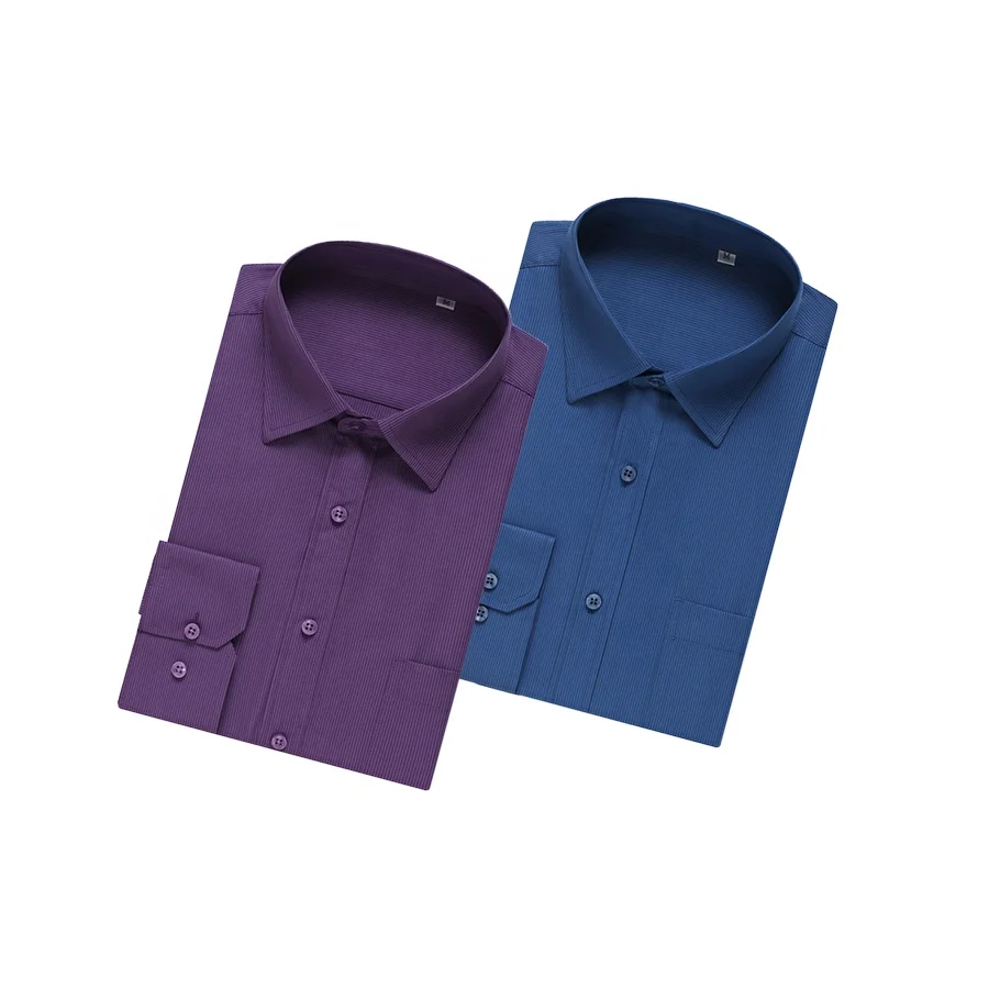 

Factory Wholesale OEM service Breathable Striped Formal Long Sleeve Mens Office Shirt, Striped shirt