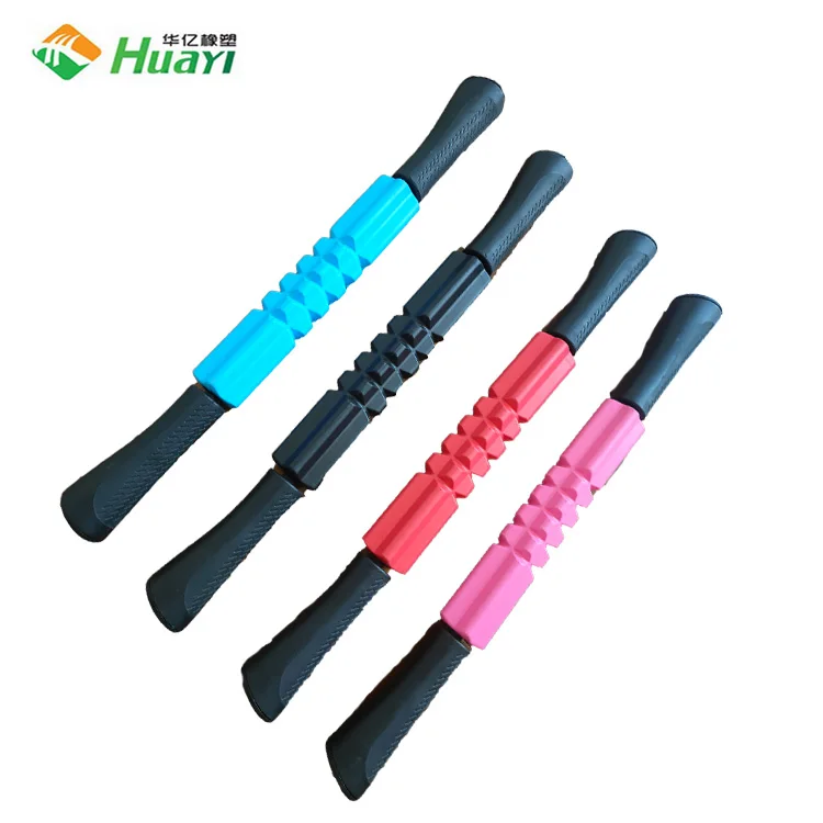 

Gym Balance Training Spiky PVC Massage Balls Indoor Home Exercise Pilates Ball bamboo massage stick set, Customized