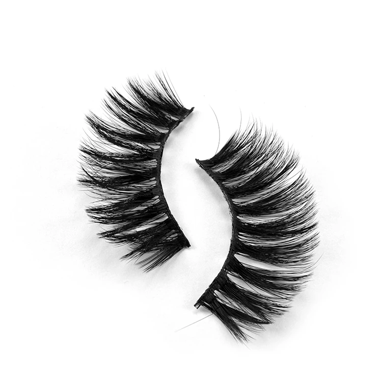 

Hot Sale Private Label Eyelash 3d Synthetic Fiber Lash Silk Lashes Eyelashes Trays F004 RTS