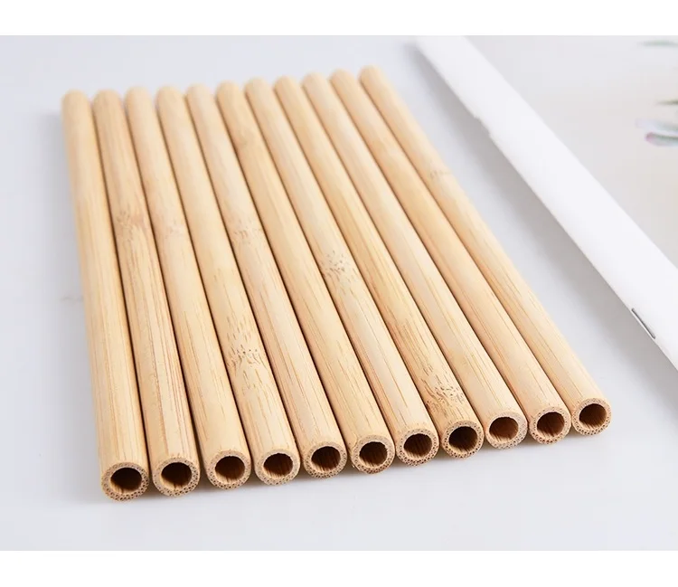 

Eco-friendly and Disposable Bamboo Straw, Natural color