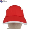 Design Your Own Low Profile 3D Embroidered Two Color Tone Red dry fit Teamwear military hat cap with metal buckle