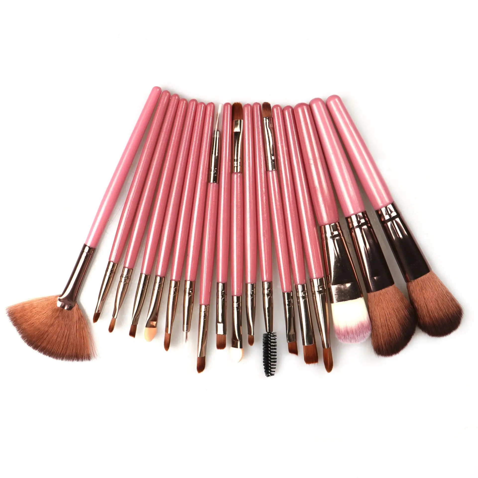 

18PCS Custom Logo Professional Eye Makeup Brush Set Synthetic Hair Customize Private Label Brush