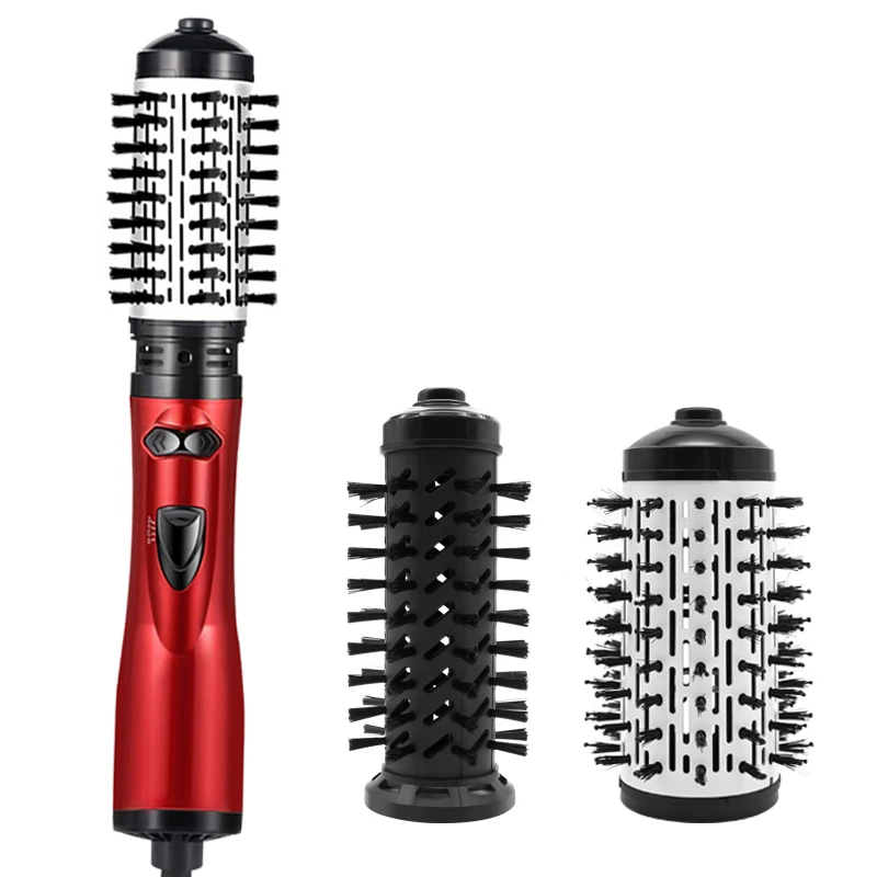 

Hot Sell 1100 watt 3 settings one-step Hair Dryer Volumizer Hot Air Vrush Comb, Black, red