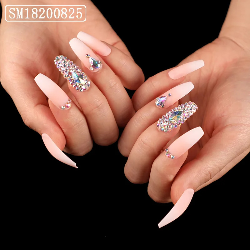 

INS Style Customer Private Label Artificial Fake Nails Tips False Press On Nails