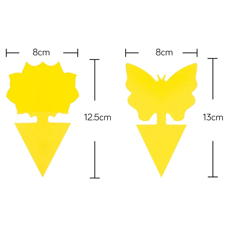 

Fruit Fly and Gnat Trap Yellow Sticky Bug Traps for Flies,Mosquitos,Fungus Gnats,Flying Insects