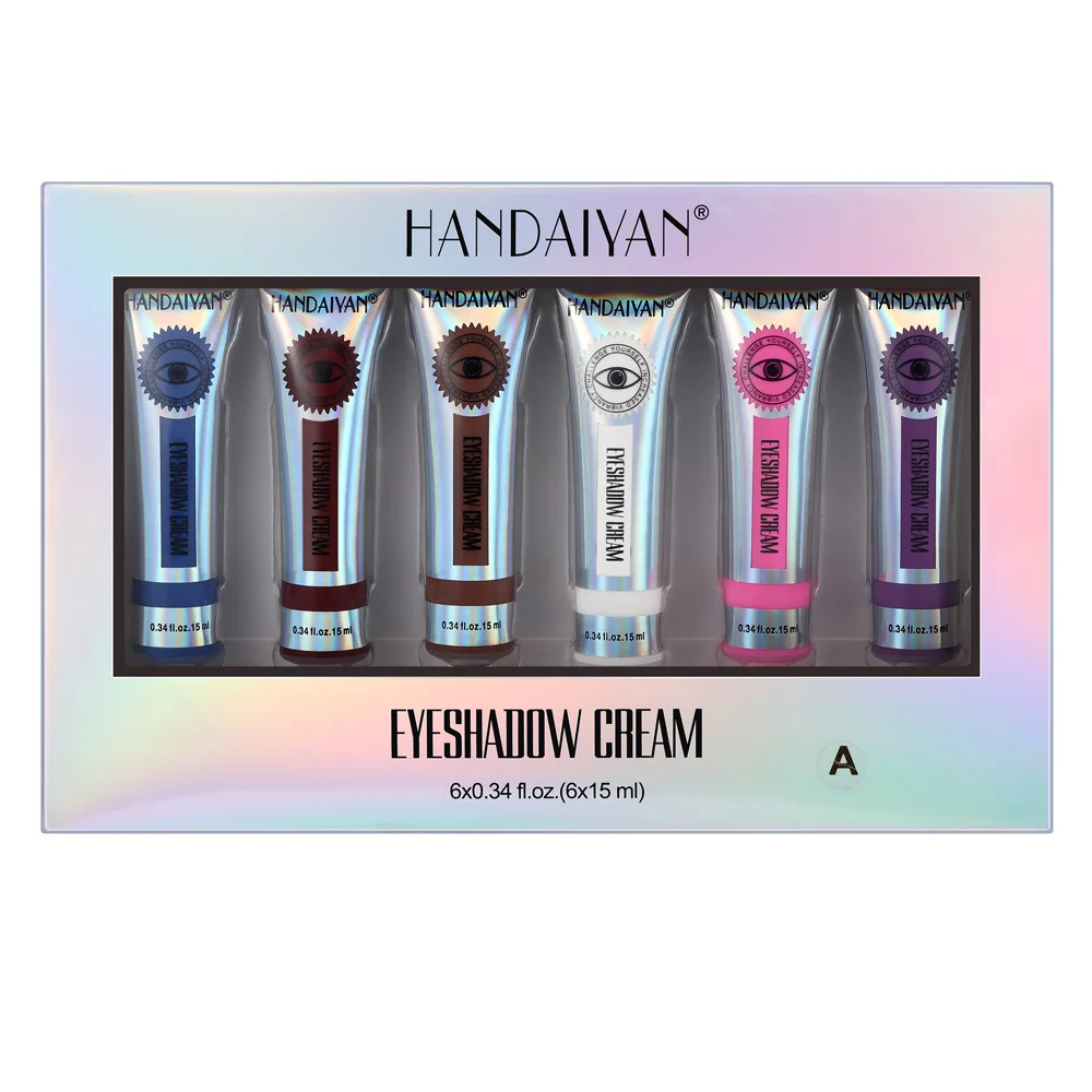 

Matte color eyeshadow set 6 sticks long lasting and non-fading eyeshadow cream liquid eyeshadow