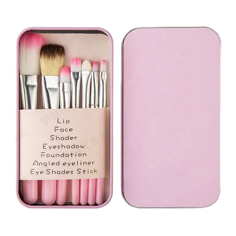 

Cosmetics makeup Brush Sets pink Cute Design 7 Pcs Makeup Brushes Set, Same as picture