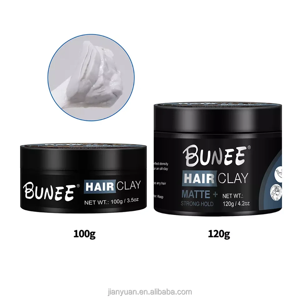 

Custom Hair Styling Mens Matte Hair Clay Wax for Strong Hold Non-Greasy & Shine-Free Hair Styling Clay