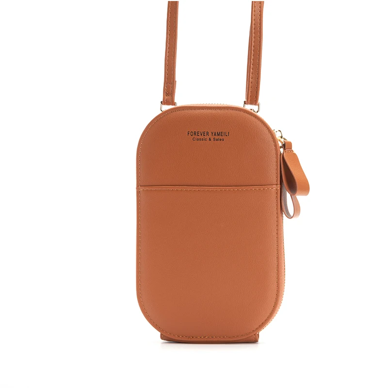 

2021 fashion shoulder messenger bag fashion mobile phone bag multi-card multi-color optional OEM
