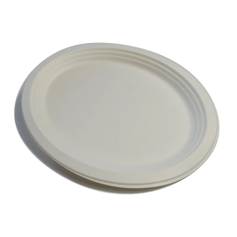 

Sale Sugarcane Bagasse Pulp Molded Disposable Plate Biodegradable Food Serving Trays Paper Plates and Cups