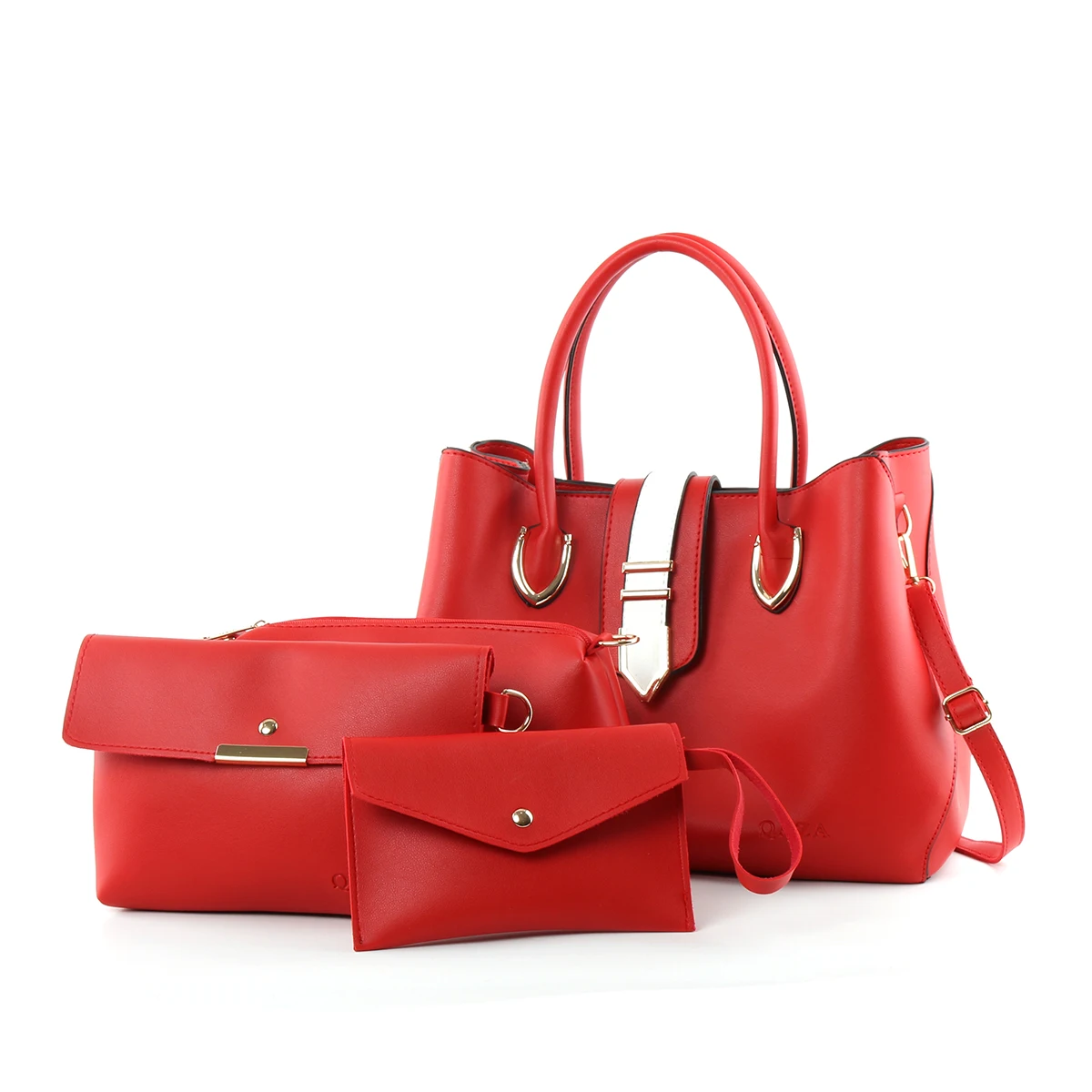 

MR82 large capacity custom women leather trendy purses and handbags 4 in 1 set