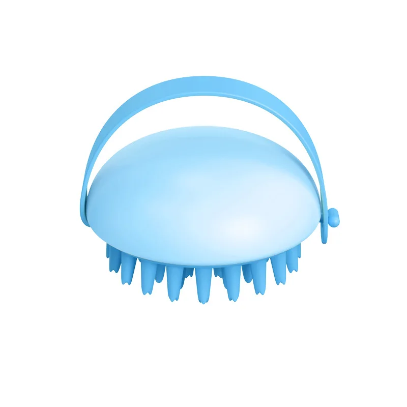 

ALQ Silicone Bath Brush Head Massage Brush Scrubbing Artifact Toiletries Soft Gel Shampoo Brush