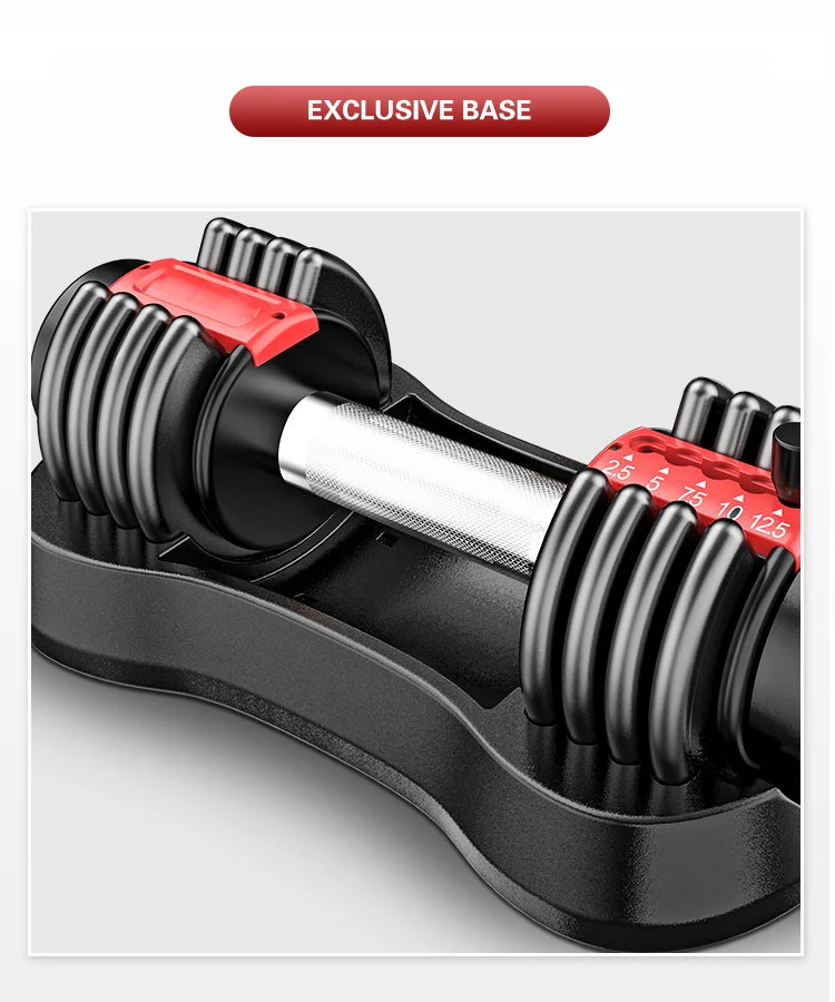 

Walright The Factory Direct Sale Can Quickly Automatically Adjust Dumbbell Home Fitness Can Adjust Darbell Arm Muscle Fitness, Black